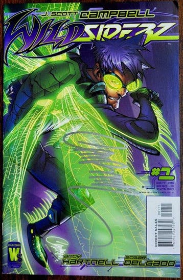 Wildsiderz #1 2005 JSC Cover - Signed by creator J Scott, Nieuw