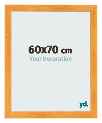 Fotolijst 60x70 cm - Oranje - MDF - Pisa, Verzenden, Nieuw