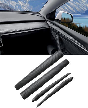 Tesla Interieur Styling Set | Mat Carbon | 41% Korting, Ophalen of Verzenden, Nieuw, Overige automerken