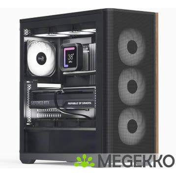 Aerocool D501A Midi Tower Zwart, Computers en Software, Computerbehuizingen, Verzenden, Nieuw