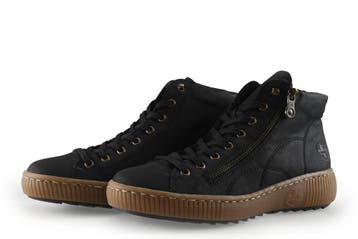 Rieker Hoge sneakers in maat 41 Zwart, Kleding | Dames, Verzenden, Zwart, Rieker, Sneakers of Gympen