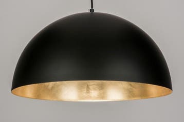 Rietveld Hanglampen - Zwart - Metaal, Verzenden, Nieuw