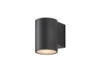 Veiling - 6x Wandlamp Cilinder GU10 fitting zand zwart water, Tuin en Terras, Buitenverlichting, Nieuw