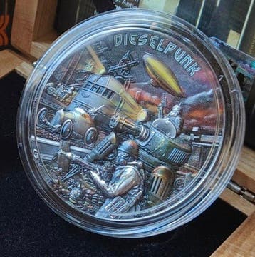 Niue. 5 Dollars 2023, Diesel Punk, 2 Oz, Boz & COA