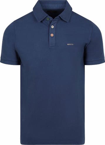 NZA Polo Hawera Navy Sky maat L Heren, Maat 52/54 (L), New Zealand Auckland, Nieuw, Verzenden