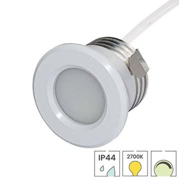 LED mini inbouwspot | 3 watt dimbaar | 2700K warm wit | Ø 37, Verzenden, Nieuw, Overige fittingen