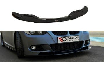 Front spoiler glanzend zwart passend voor BMW 3 serie E92..., Verzenden, Nieuw