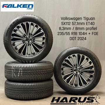 18 inch Winterwielen originele VW Tiguan II CT1 – 571601025K, Auto-onderdelen, 18 inch, Gebruikt, Banden en Velgen, 235 mm