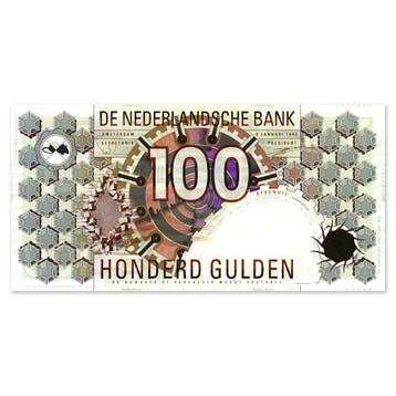 100 Gulden Steenuil 1992 UNC, Verzenden