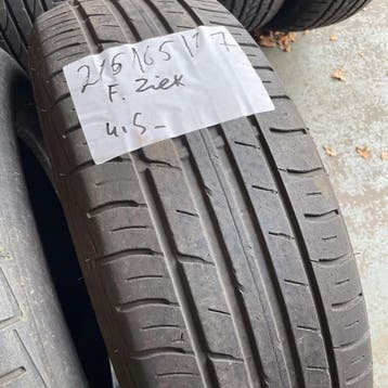 2 x Falken Ziex 215-65-17 Zomerbanden 4,5mm, 17 inch, Ophalen of Verzenden, Band(en), Personenwagen