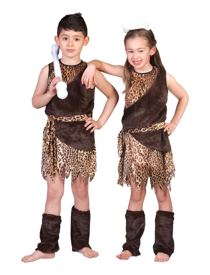 Holbewoner Kostuum Kind, Kleding | Dames, Carnavalskleding en Feestkleding, Nieuw, Ophalen of Verzenden
