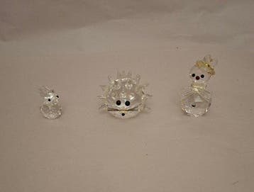 Swarovski - Figuur - Lotto animali Swarovski (3) - Glas