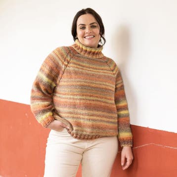 Breipatroon Damestrui met rolkraag top-down model van Azte, Ophalen of Verzenden, Nieuw