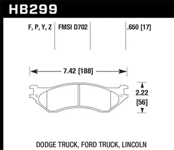 Hawk Dodge B1500 VanDurango/1500 Pickup/1500 Van / Ford /, Ophalen of Verzenden, Nieuw