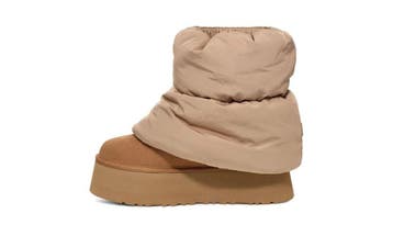 UGG Classic Mini Dipper Puffer Boot Amphora Chestnut (Women, Nieuw