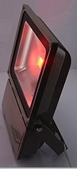 LED Bouwlamp Rood - 100 Watt, Ophalen of Verzenden, Nieuw, 50 tot 200 watt, Lamp met armatuur