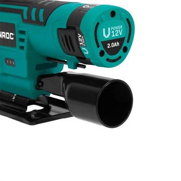 2dekans | VONROC Accu Decoupeerzaag 12V - Incl. Accu, usb-c, Ophalen of Verzenden, Zo goed als nieuw, VONROC