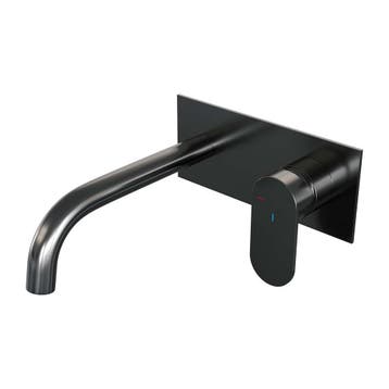 Brauer Gunmetal Edition Inbouw Wastafelmengkraan met Gebogen, Ophalen of Verzenden, Nieuw