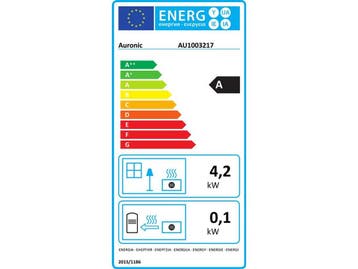 Auronic AU3217 - Gaskachel - 3 warmtestanden - Zwart, Verzenden, Zo goed als nieuw