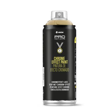 MTN PRO Chroom Verf Spray Goud 400ml, Hobby en Vrije tijd, Ophalen of Verzenden, Nieuw
