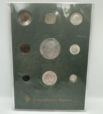 Nederland. Wilhelmina set uitgifte F. van Lanschot, Bankiers, Postzegels en Munten, Munten | Nederland