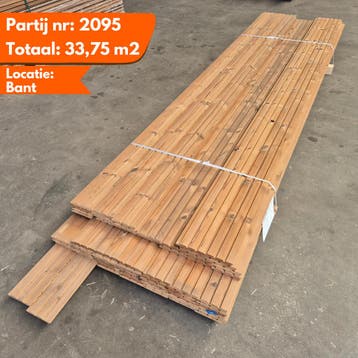 Thermo vuren triple rhombus 3600-3900-4200x143-135x19mm, Doe-het-zelf en Verbouw, Ophalen of Verzenden, Nieuw