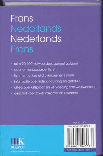 Frans- Nederlands / Nederlands- Frans / Kosmos mini, Boeken, Woordenboeken, Verzenden, Gelezen