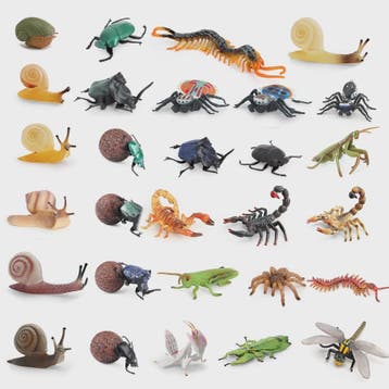 Realistische Insecten & Slakken Modellen - Educatief Speelgo