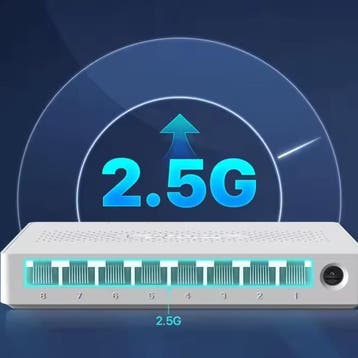 2.5G Netwerk Switch 8 Poorten – 40Gbps Plug en Play, Verzenden, Nieuw