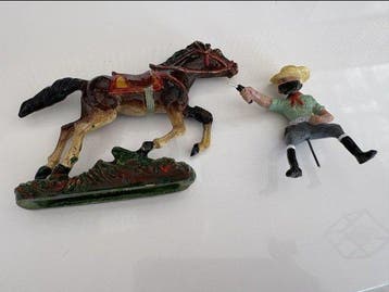 Durso - Figuur - cowboy bandit a cheval durso très rare no, Nieuw