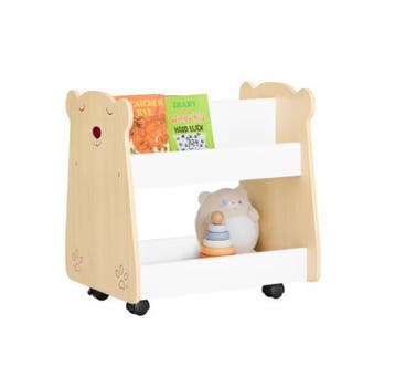 Kinderrek met Wielen voor Boeken en Speelgoedopslag, Kinderen en Baby's, Kinderkamer | Overige Meubels, Verzenden, Nieuw