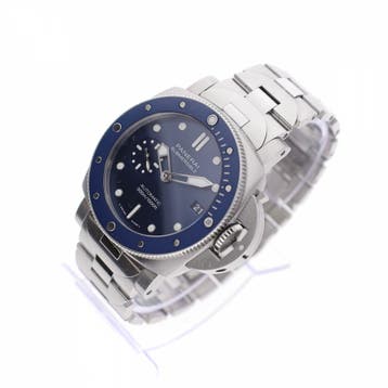 Panerai Luminor Submersible 42mm Automatic PAM02068; Auto..., Ophalen of Verzenden, Zo goed als nieuw, Leer, Overige merken