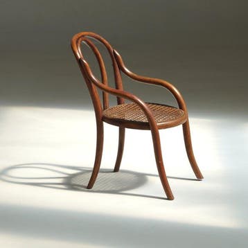 Fauteuil - Beuken - Thonet miniatuurmodel