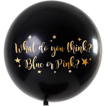 Gender Reveal Ballon Metallic Goud Boy (90cm), Ophalen of Verzenden, Nieuw
