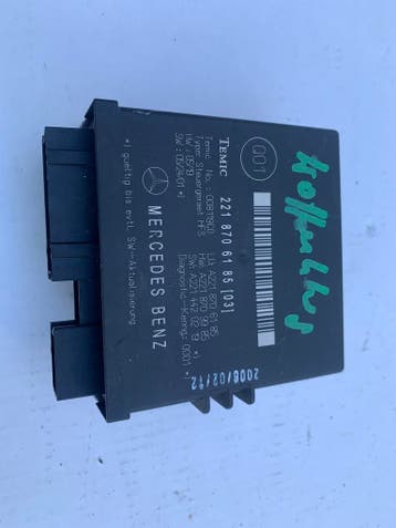 temic kofferklep stuurapparaat regelcomputer A2218706185, Gebruikt, Mercedes-Benz