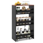 LIVSK Serveerwagen - Mobiele Keukenwagen met Open Planken -, Verzenden, Nieuw