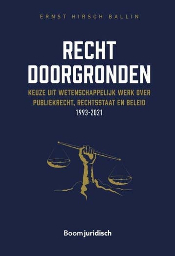 9789462909809 Recht doorgronden | Tweedehands, Verzenden, Zo goed als nieuw, E.M.H. Hirsch Ballin