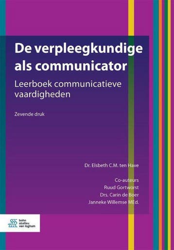 9789036825290 De verpleegkundige als communicator, Boeken, Verzenden, Nieuw, Elsbeth C.M. Ten Have