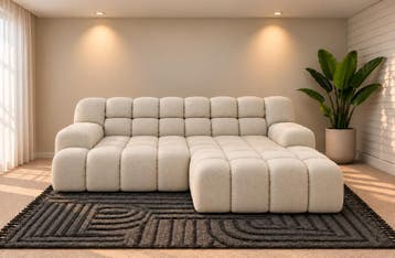 Loungebank Tiel - loungebanken, Nieuw, 150 cm of meer, Stof, 250 tot 300 cm