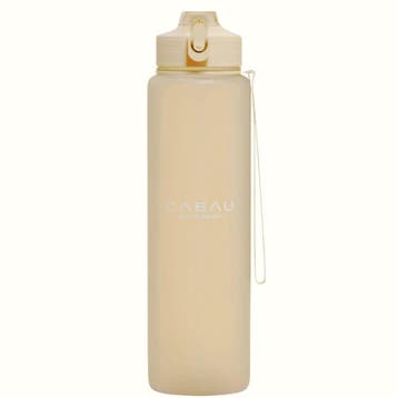 Cabau Lifestyle Bloom Water Bottle - 1 Liter Ice Blue, Ophalen of Verzenden, Nieuw, Overige typen
