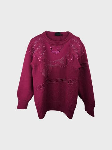 bluhmod Trui Dames maat M Roze Vintage, Maat 38/40 (M), Ophalen of Verzenden, Zo goed als nieuw, Roze