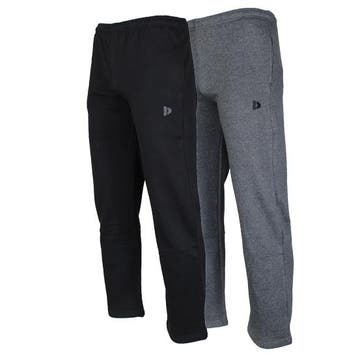 Donnay Donnay Heren -  2-Pack - Joggingbroek Nigel - Zwart &, Verzenden, Nieuw