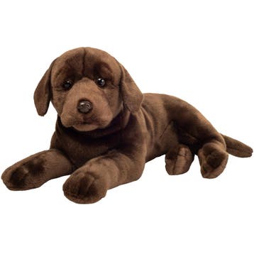 Hermann Teddy Labrador knuffel - pluche - donkerbruin - 50, Verzenden, Nieuw