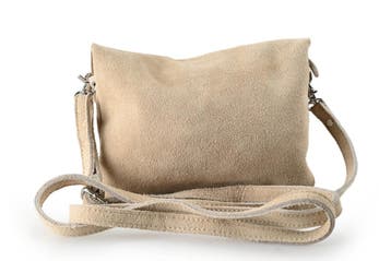 Manfield Crossbodytas Beige, Verzenden, Zo goed als nieuw, Beige