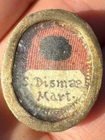 Reliekhouder - Brons - 1800-1850 - Sint Disma Martelaar