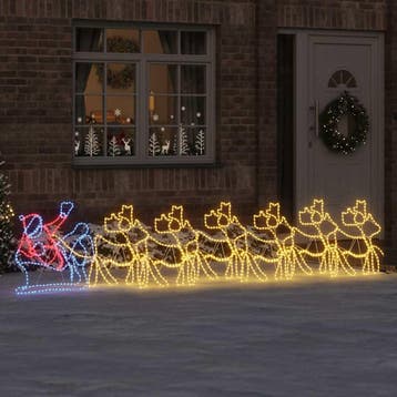 vidaXL Kerstversiering Multikleur 69 x 79 cm PVC, Diversen, Kerst, Verzenden, Nieuw