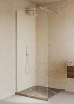 Douchewand 90 x 200 cm – Mat Groene Profielset – 8 mm Nano, Ophalen of Verzenden, Nieuw, Glas, Bad