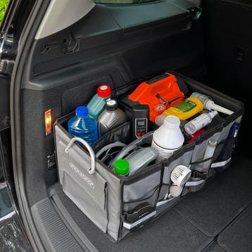 Kofferbak Organizer Tas Grijs 60x35x30cm (Auto-Fiets), Auto diversen, Auto-accessoires, Verzenden, Nieuw