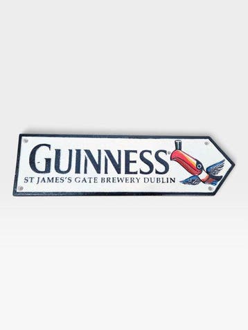 Reclamebord - Guinness - Gietijzer, Antiek en Kunst