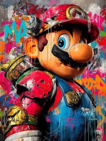 IPR Graph - Cyber Mario: Un Icono Gamer en el Asfalto, Nieuw